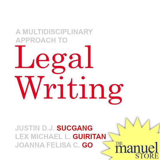 Sucgang (2021) - Legal Writing, Multidisciplinary Approach to - Guiritan, Go, Justin Lex Joan