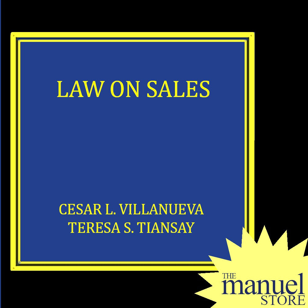 Villanueva + Tiansay (2016) - Law on Sales