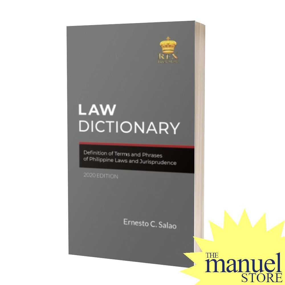 Law Dictionary (Rex) (2020)- Pocket-Sized Paper Bound - Legal terms an ...