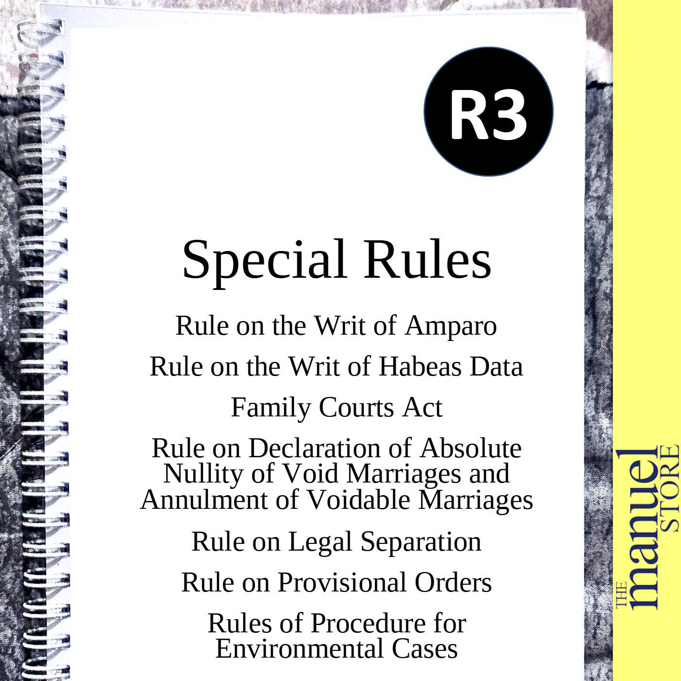 Codal Notebook (2023) - Special Proceedings - SpecPro Rules of Court Adoption Guardianship Remedial
