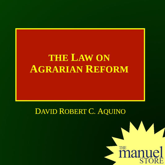 Aquino (2020) - Agrarian Reform - The Law on - by David Robert