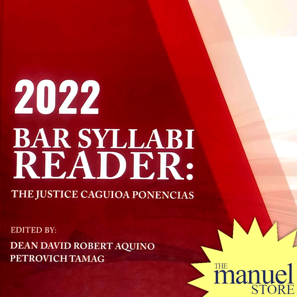 Aquino+Tamag (2022) Bar Syllabi Reader: Justice Caguioa Ponencias Cases