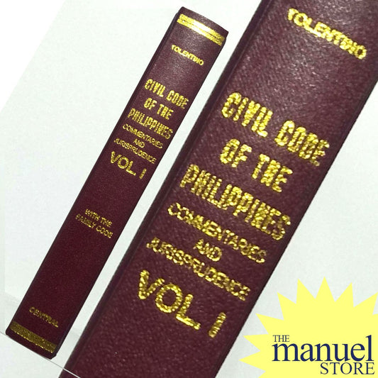 Tolentino Vol. 1 (1992) - Family Code, Persons, Civil Code, Commentaries and Jurisprudence on