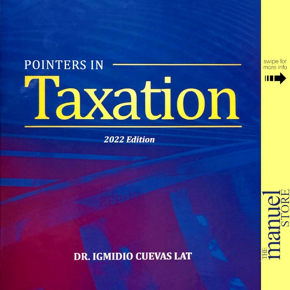 Lat (2022) - Taxation, Pointers in - Tax - by Igmidio Cuevas