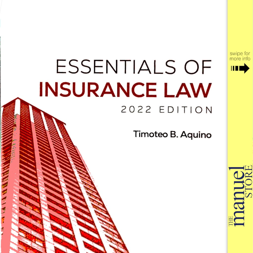 Aquino (2022) - Insurance Law, Essentials of - Timoteo - (2018)