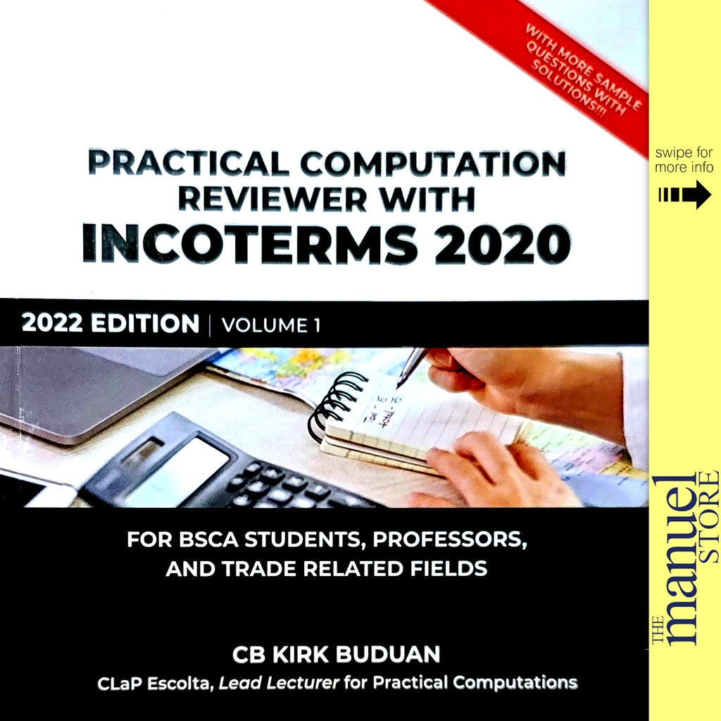 Buduan (2024) - Incoterms 2020, Practical Computation Reviewer with - by CB Kirk Clap