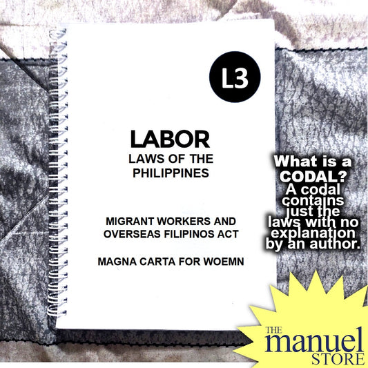 Codal Notebook (2023) - Migrant Workers and Overseas Filipinos Act Department DMW OWWA Labor 8042