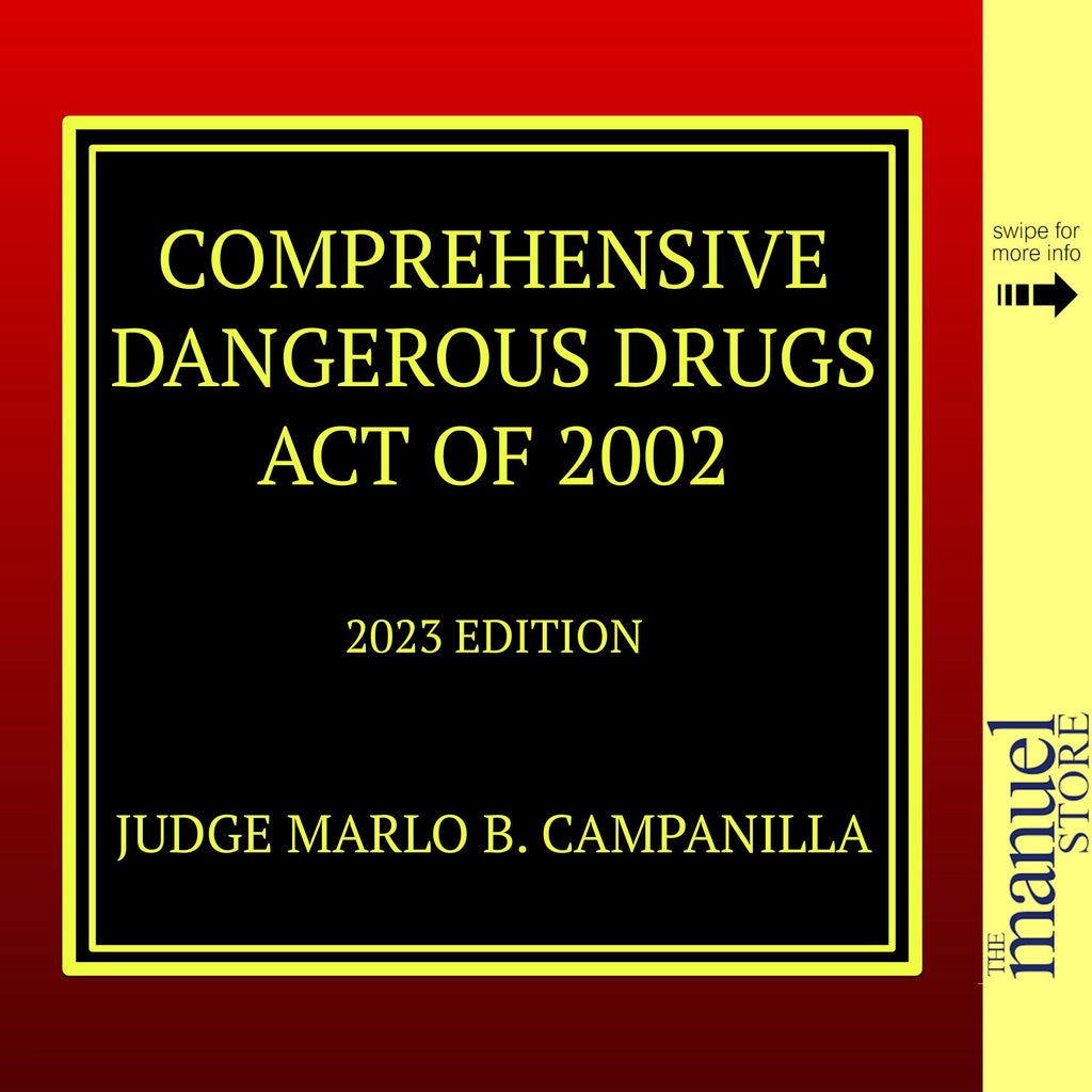 Campanilla (2023) - Comprehensive Dangerous Drugs Act of 2002 - Law Book